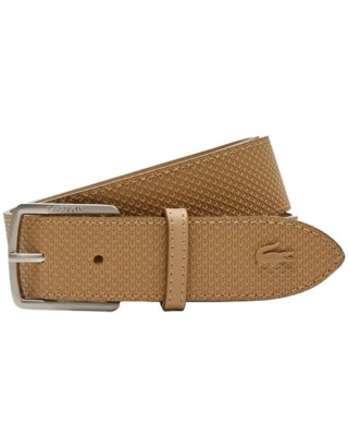 Ceinture en cuir texturé LACOSTE T.110CM